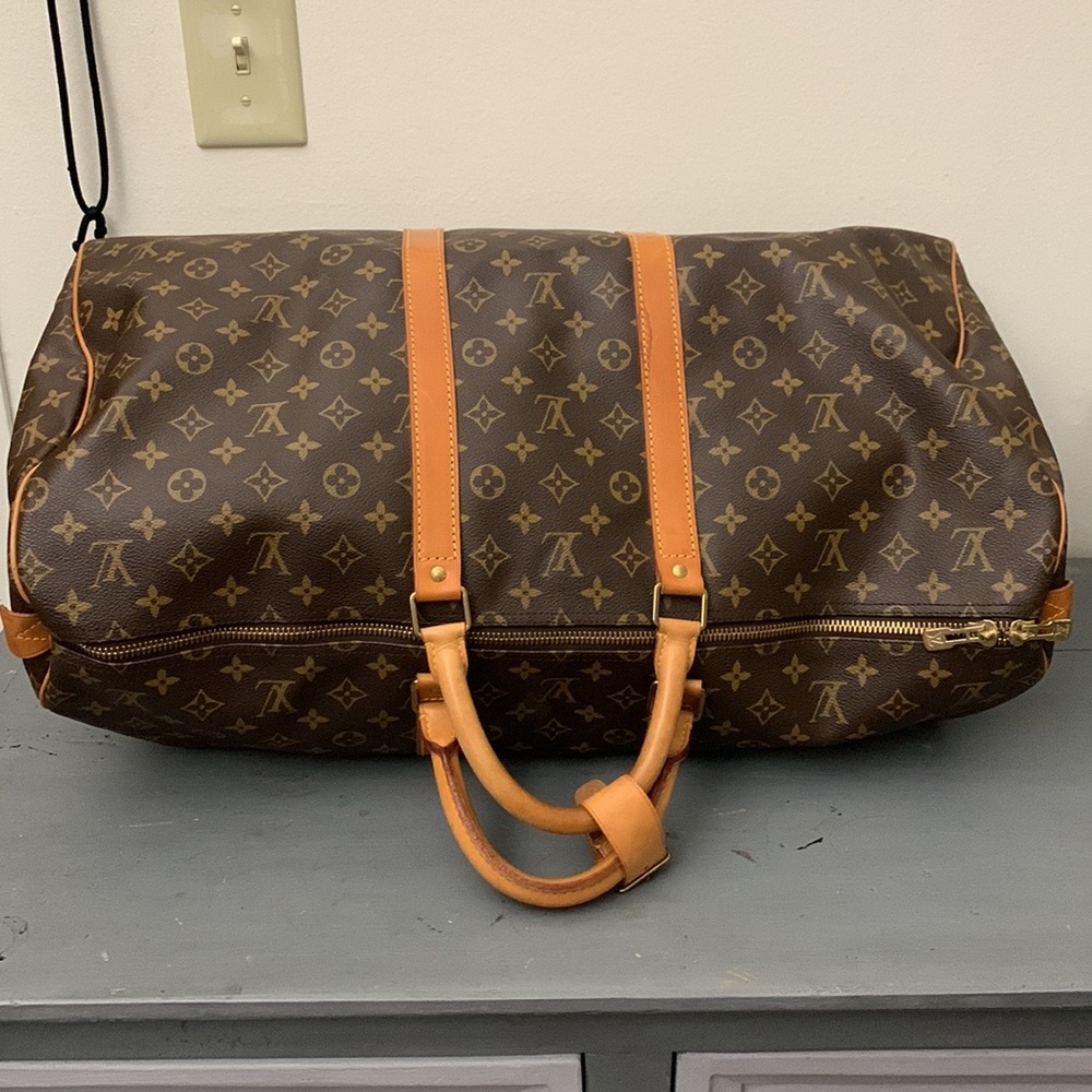 Authentic Vintage Louis Vuitton Monogram Keepall 55 Travel Bag 8901MI From 1989 - Picture 2 of 16